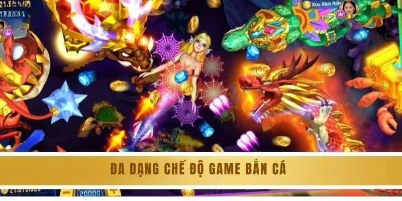  Đa dạng chế độ chơi game bắn cá tại GOOD88